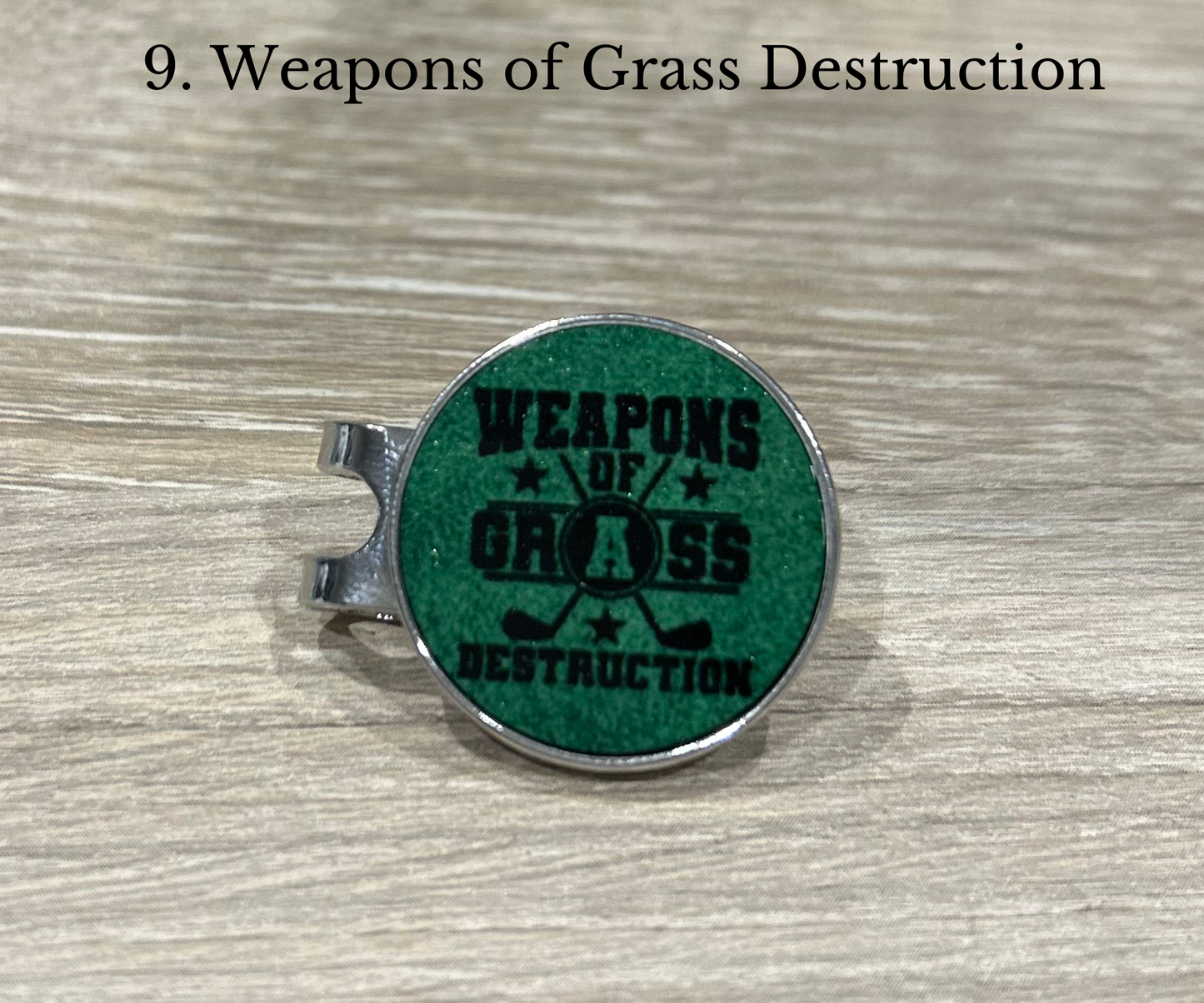 Golf Ball Marker with Magnetic Hat Clip