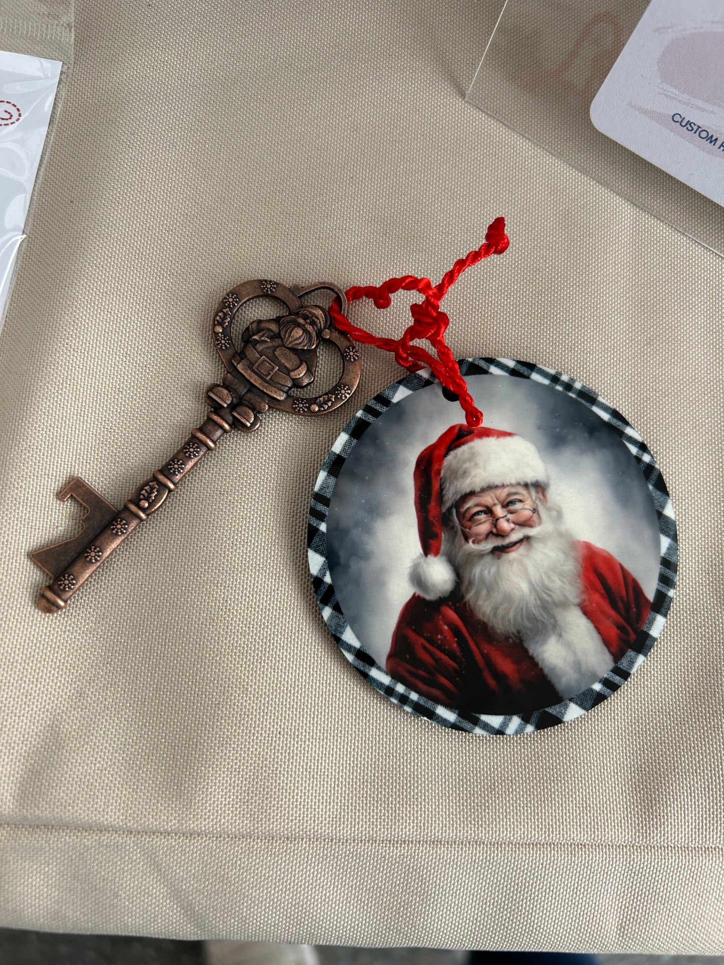 SANTA'S MAGIC KEY (ORNAMENT WITH KEY)
