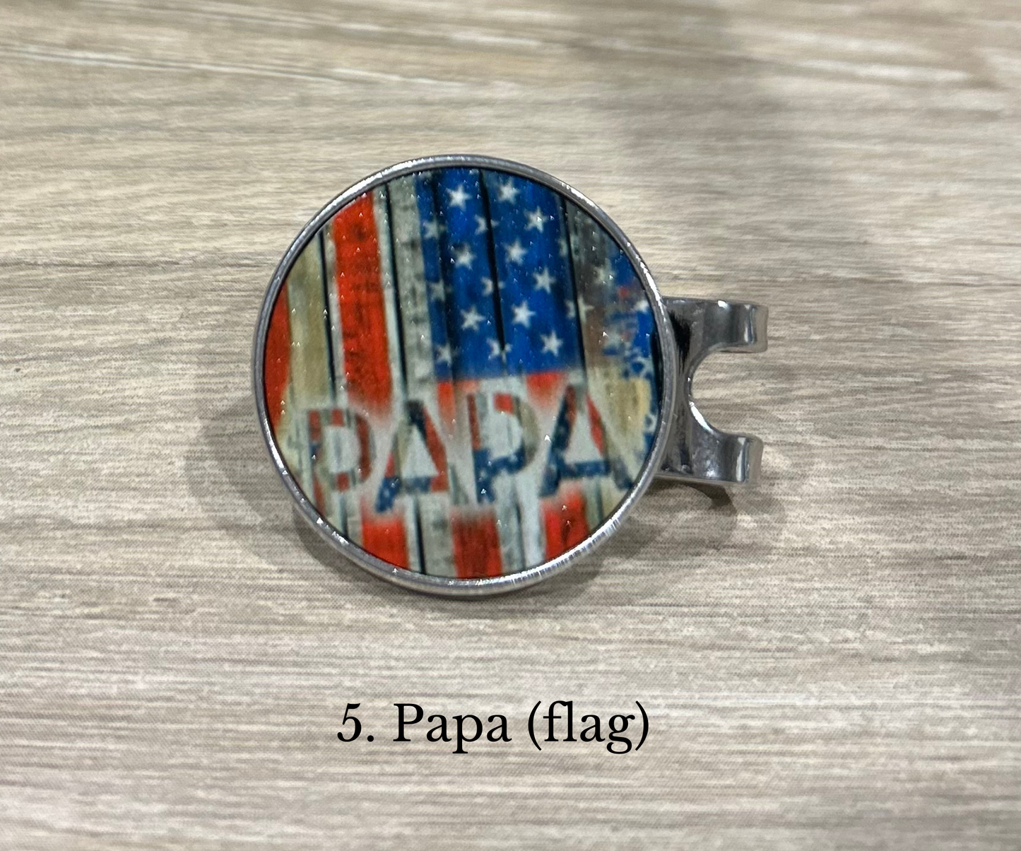 Golf Ball Marker with Magnetic Hat Clip